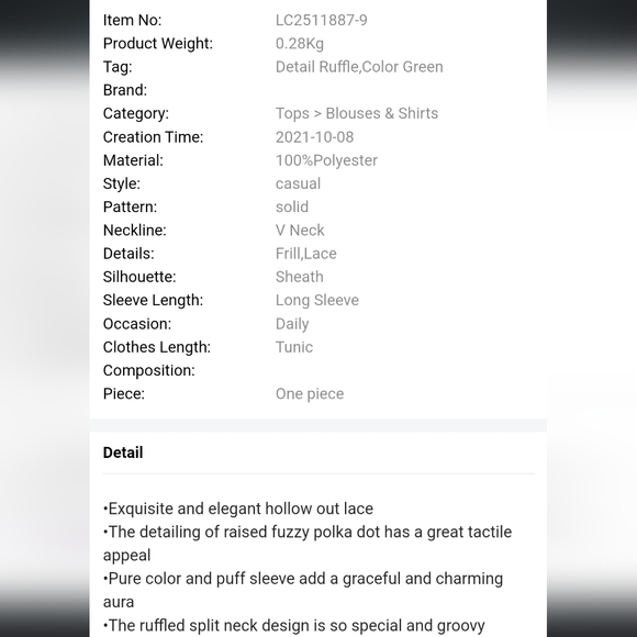 New Swiss dot babydoll top - Picture 11 of 15